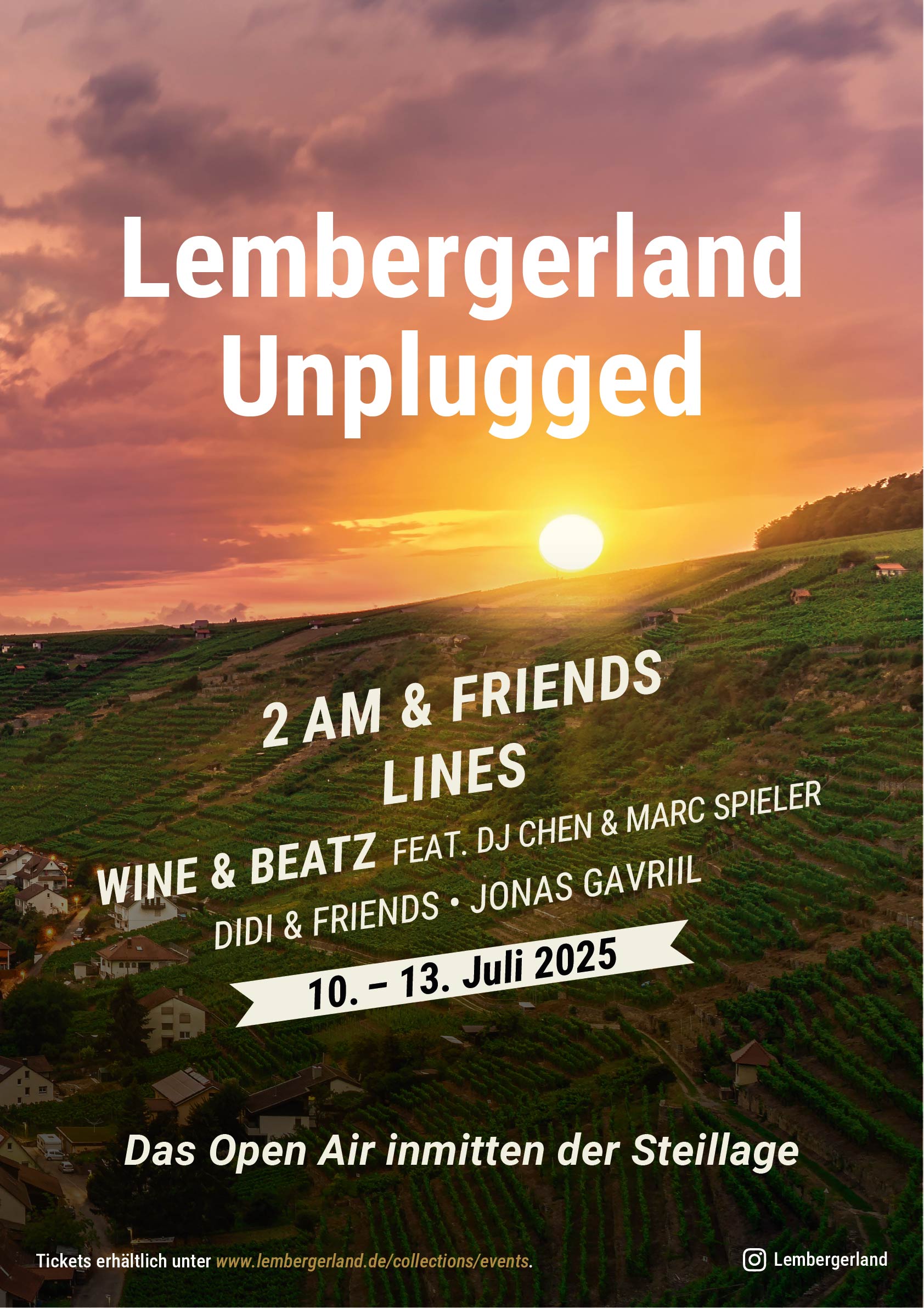 Lembergerland Unplugged - Open-Air im Weinberg | Do. 10.07.2025