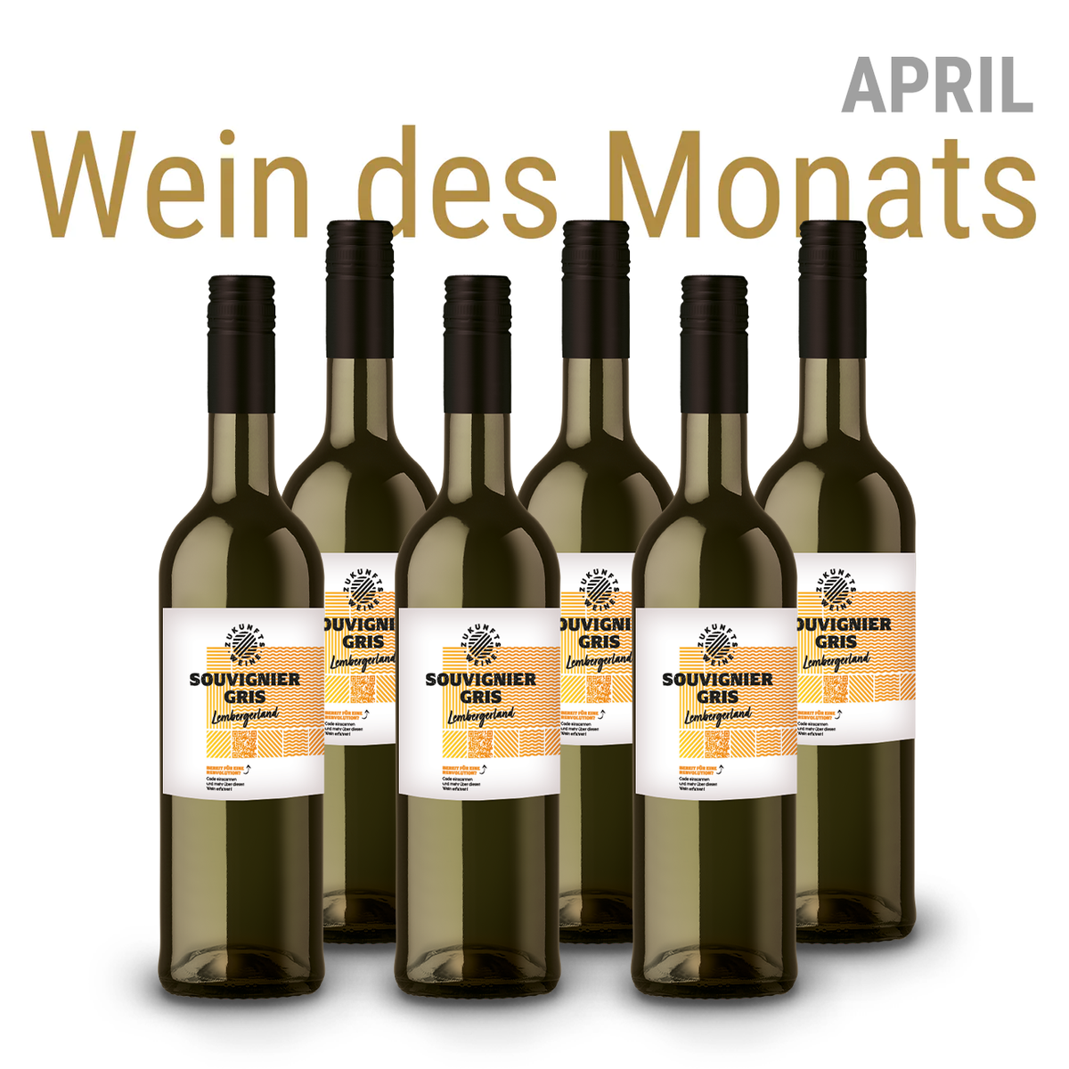 Wein des Monats April | 6er Souvignier Gris trocken "Zukunftsweine" Paket