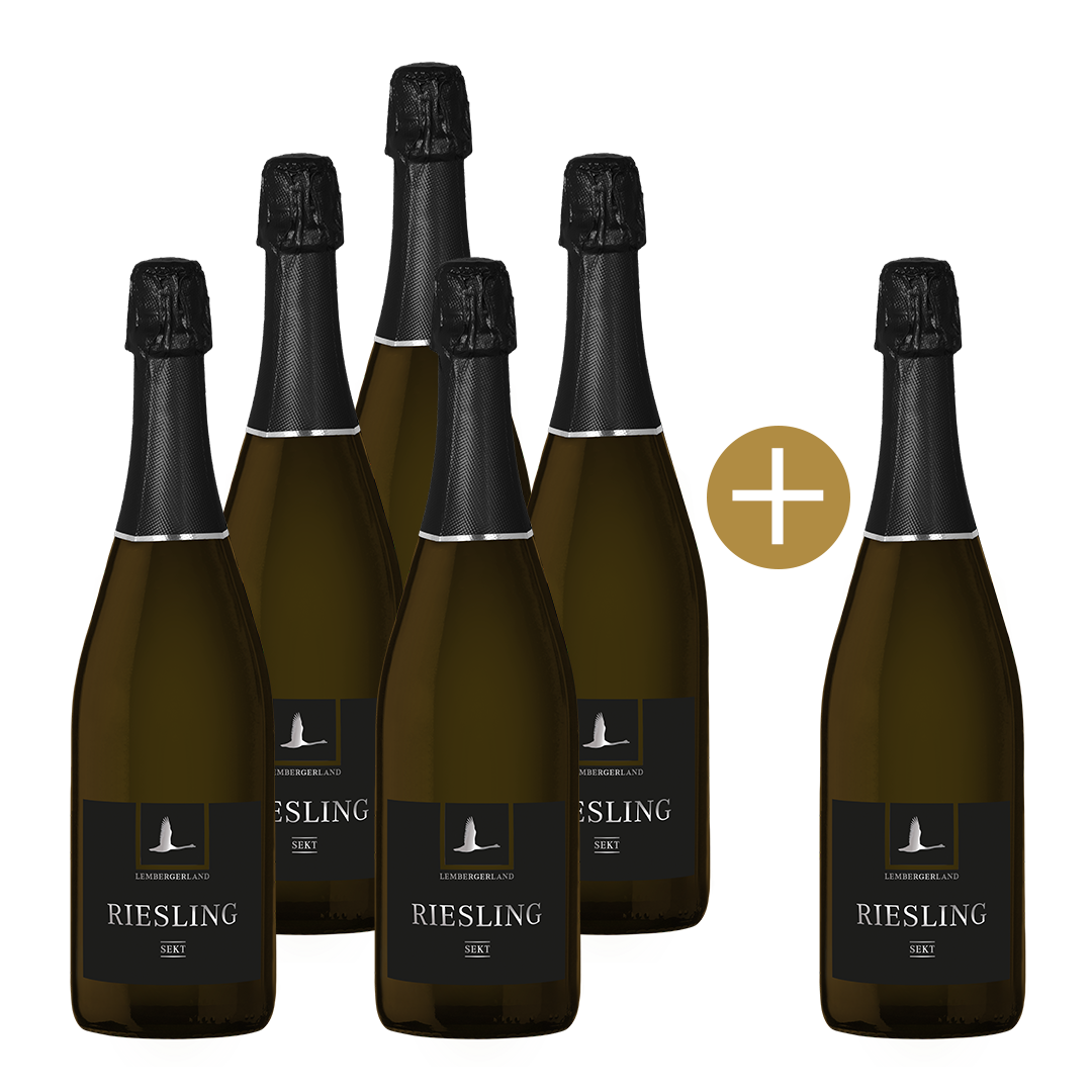 Riesling Sekt trocken 5+1