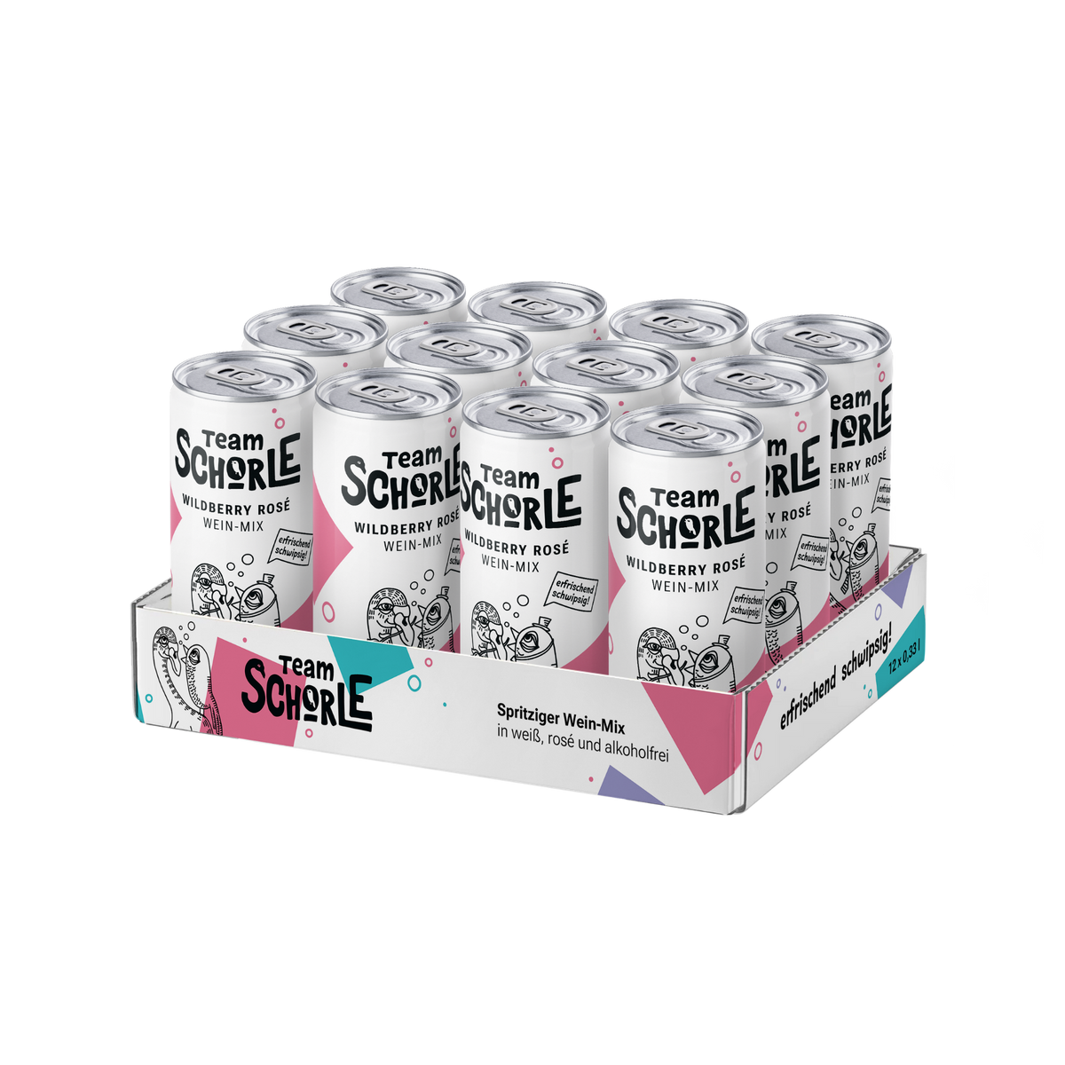 TeamSchorle "wildberry rosé" (12 x 0,33 l)