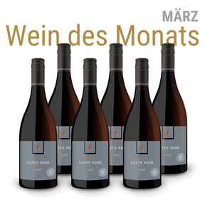 Wein des Monats März | 6er NOVUM Satin Noir trocken Paket