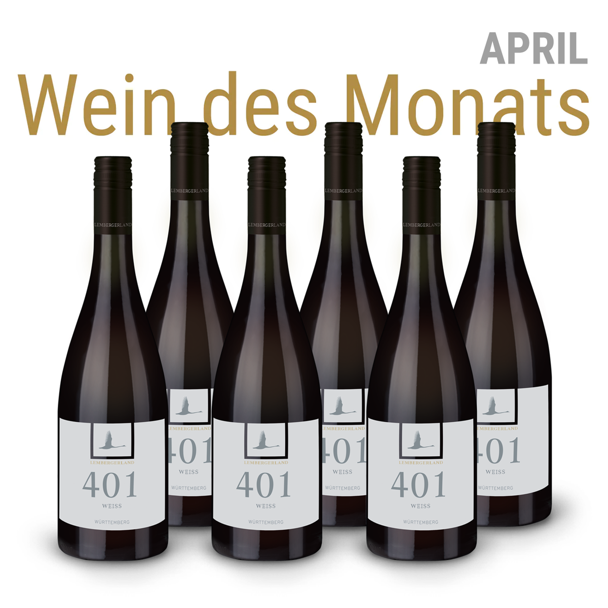 Wein des Monats April | 6er 401 Weiss trocken Paket